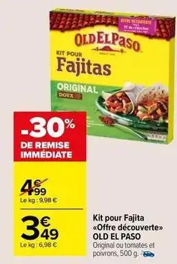 Old el paso - kit pour fajita