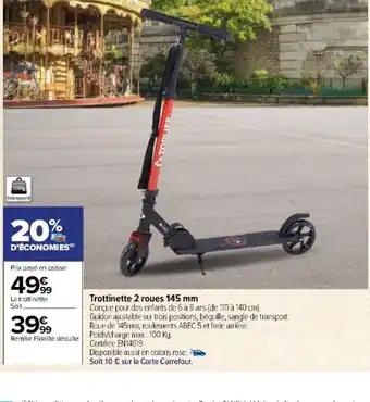 Trottinette 2 roues 145 mm