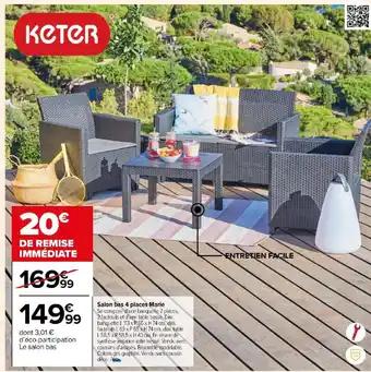 Salon bas 4 places Marie