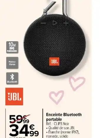 Enceinte Bluetooth portable
