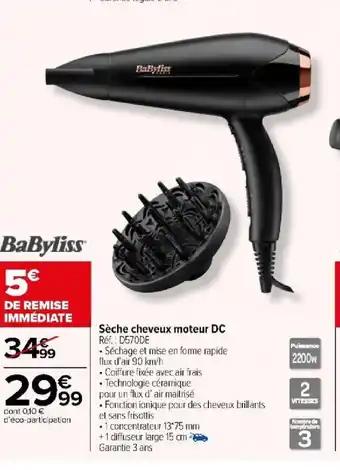 Sèche cheveux moteur DC