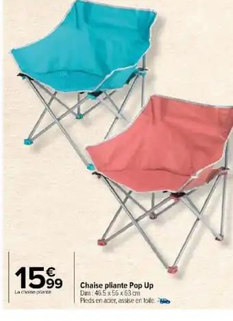 Chaise pliante Pop Up