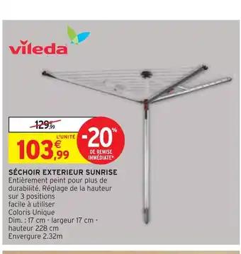 VILEDA SÉCHOIR EXTERIEUR SUNRISE