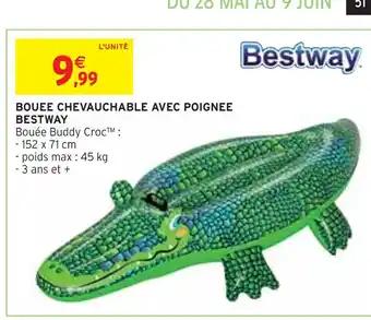 BESTWAY BOUEE CHEVAUCHABLE AVEC POIGNEE