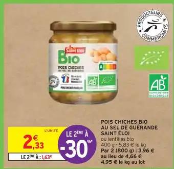SAINT ÉLOI POIS CHICHES BIO AU SEL DE GUÉRANDE SAINT ÉLOI