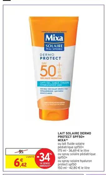 MIXA LAIT SOLAIRE DERMO PROTECT SPF50+ (s)