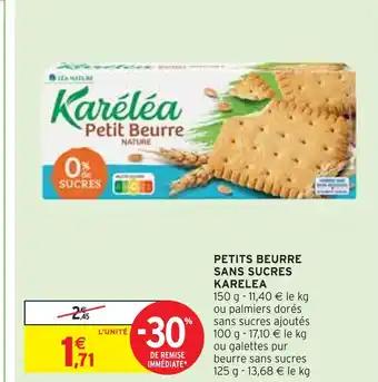 KARELEA PETITS BEURRE SANS SUCRES