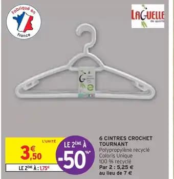 TOURNANT 6 CINTRES CROCHET