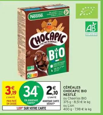NESTLÉ CÉRÉALES CHOCAPIC BIO