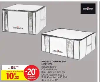 Promotion Exclusives de Compactor life : Découvrez l'Offre incontournable