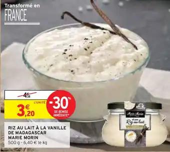 MARIE MORIN RIZ AU LAIT À LA VANILLE DE MADAGASCAR