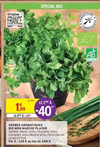 Promotion Exclusives de Herbes aromatiques : Découvrez l'Offre incontournable