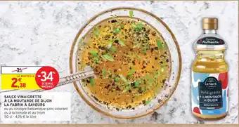 LA FABRIK À SAVEURS SAUCE VINAIGRETTE À LA MOUTARDE DE DIJON