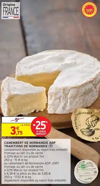 TRADITIONS DE NORMANDIE CAMEMBERT DE NORMANDIE AOP