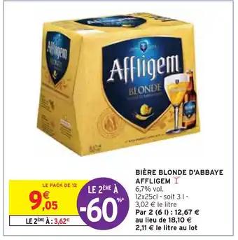AFFLIGEM BIÈRE BLONDE D'ABBAYE