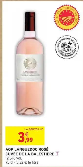 CUVÉE DE LA BALESTIÈRE AOP LANGUEDOC ROSÉ