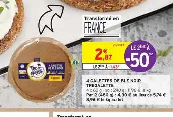 TREGALETTE GALETTES DE BLÉ NOIR