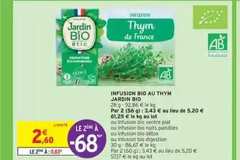 JARDIN BIO INFUSION BIO AU THYM