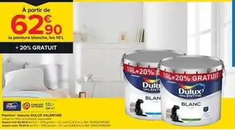 Dulux - peinture blanche valentine