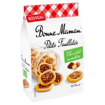 BONNE MAMAN Petits feuilletés chocolat noisettes