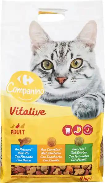 CARREFOUR COMPANINO VITALIVE Croquettes pour chats
