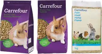 CARREFOUR SUR TOUTE L'ALIMENTATION ET LA LITIÈRE POUR RONGEURS