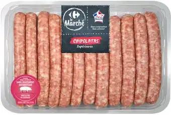 12 chipolatas CARREFOUR Le Marché