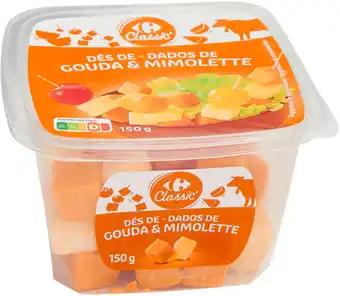 CARREFOUR CLASSIC' Dés de fromage