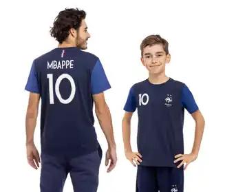 T-shirt MBAPPE enfant FFF sous licence officielle