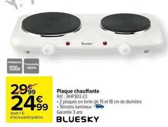 Bluesky - plaque chauffante bhp303-23