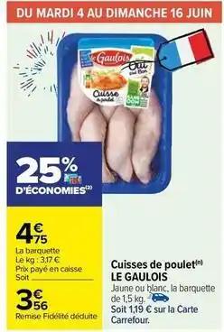 Le gaulois - cuisses de poulet