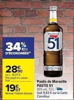 Pastis 51 - pastis de marseille