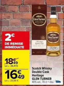 Glen turner - scotch whisky double cask