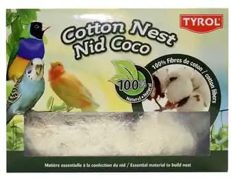 Nid Fibres Coton Oiseaux 50 GR Tyrol - L.15 x l.7 x H.11,5 cm