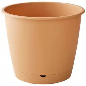 Ecloz - Pot à réserve d'eau L'Autonome Rond Havane ⌀30cm