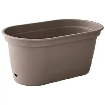 Ecloz - Jardinière à Réserve d'eau L'Autonome Taupe 40cm