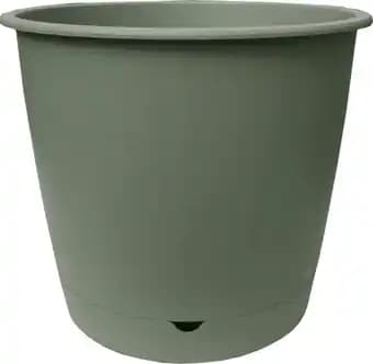 Ecloz - Pot à réserve d'eau L'Autonome Rond Kaki ⌀35cm