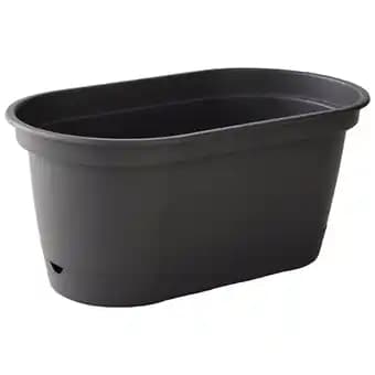 Ecloz - Jardinière à Réserve d'eau L'Autonome Anthracite 40cm