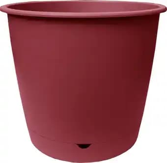 Ecloz - Pot à réserve d'eau L'Autonome Rond Rose Tropicale ⌀35cm