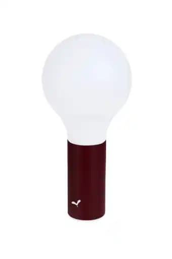 Lampe aplo h24 cerise noire