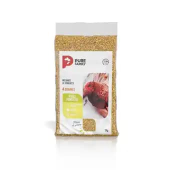Pure Family - Mélange de céréales pour poules pondeuses 5 kg