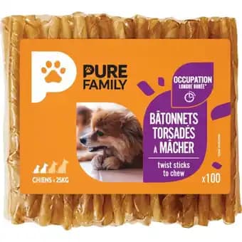 Pure Family - Batonnet torsade chien X100