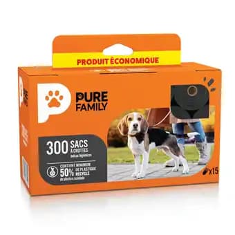 Sacs à crottes x 300 - Pure Family