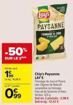 Lay's - chip's paysann