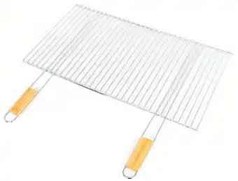 Grille decoupable 70 x 40 cm acier chromémanche BAMBOU