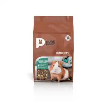 Pure Family - Mélange complet pour cochon d'Inde 3 kg