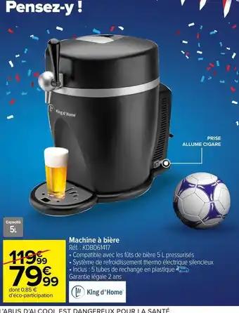 King d'home - machine à bière kdbd61417