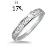 La vie en or - demi alliance argent