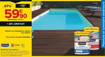 STARWAX Saturateur(1) bois extérieur