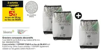 Blooma Graviers concassés décoratifs